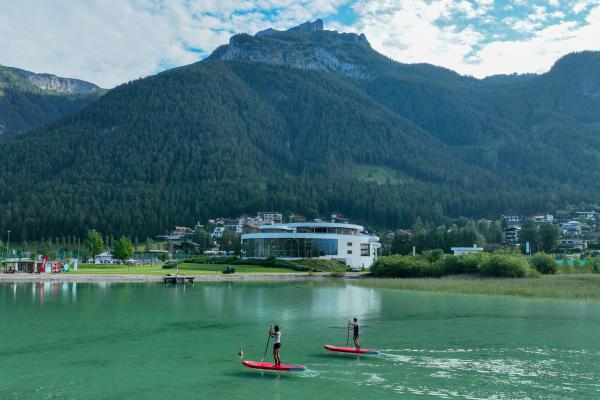 SUP beim Atoll am Achensee