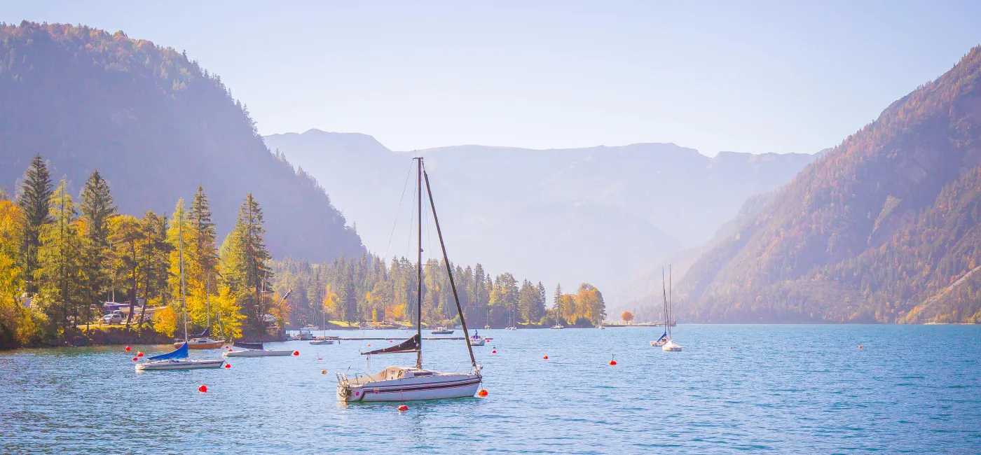 Herbst am Achensee Tirol Österreich