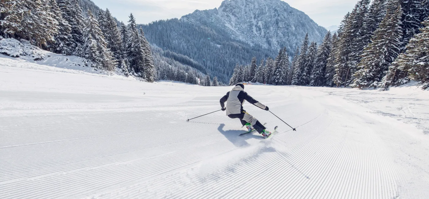 Skifahrer Rofangebirge